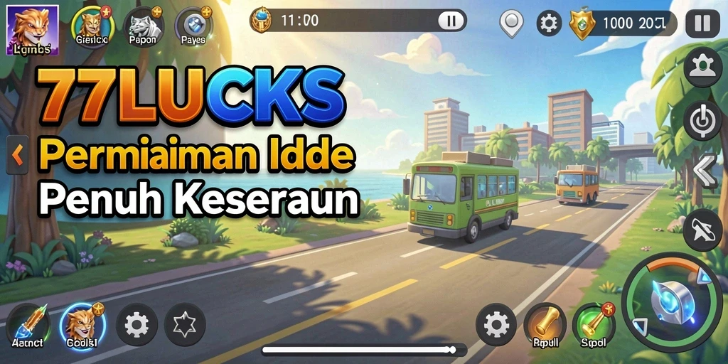Tampilan gameplay Idle yang menarik dan interaktif di 77LUCKS.