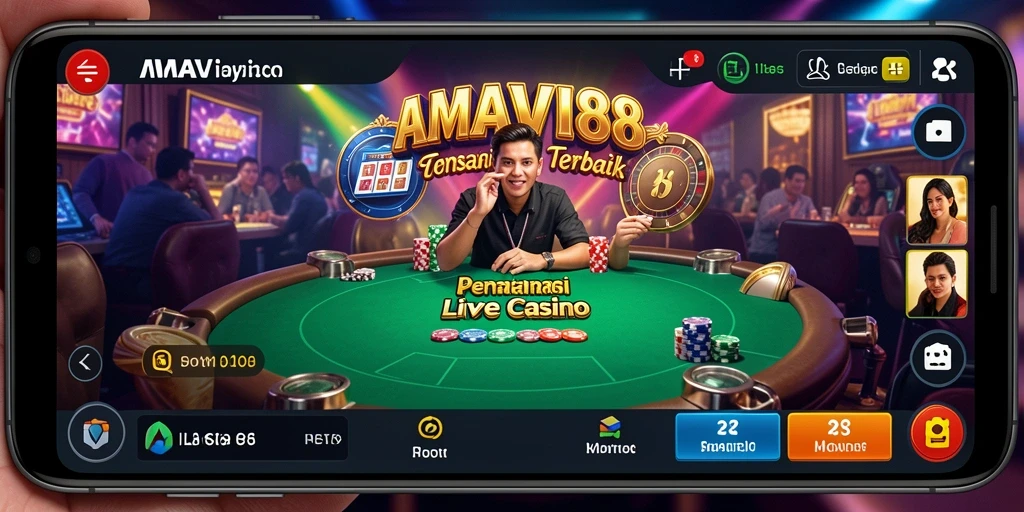 Gameplay Live Casino yang mendebarkan di AMAVI88.