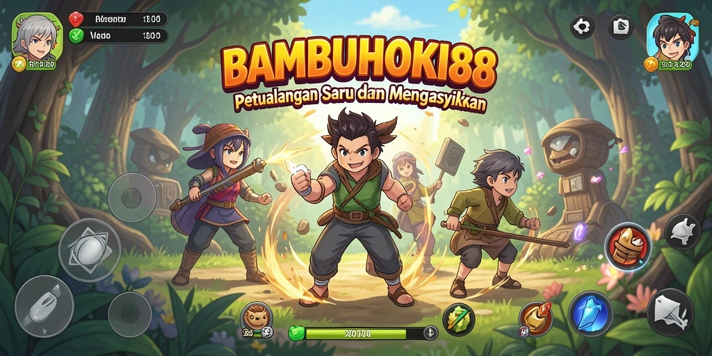 Tampilan screenshot menunjukkan aksi pertarungan seru di dunia Anime.