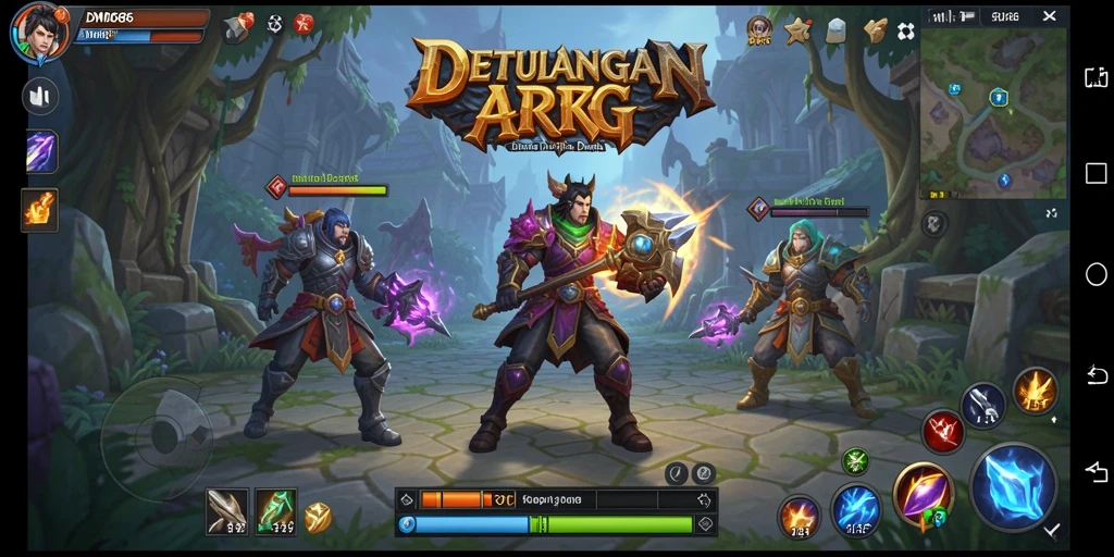 Tampilan gameplay DMD686 yang menegangkan dan mendebarkan dalam dunia ARPG.