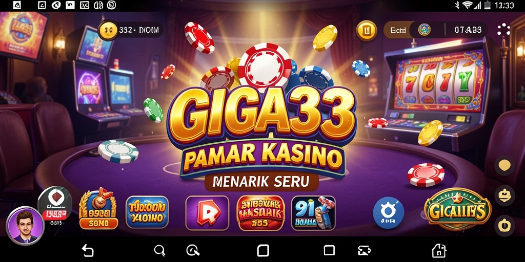 Gameplay seru dengan berbagai pilihan permainan Kasino.