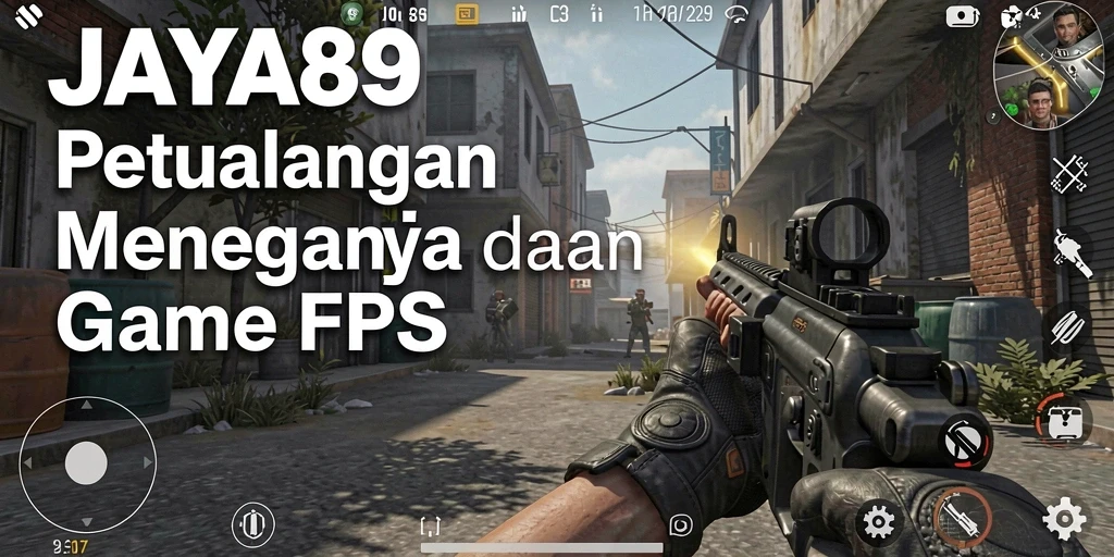 Gameplay JAYA89 yang mendebarkan dalam pertempuran FPS.