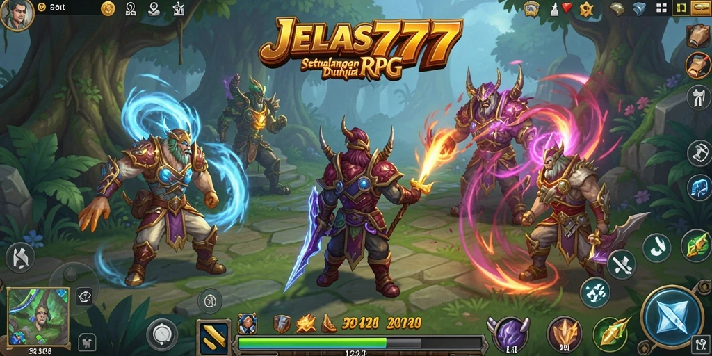 Tampilan gameplay JELAS777 yang seru dan mendebarkan.
