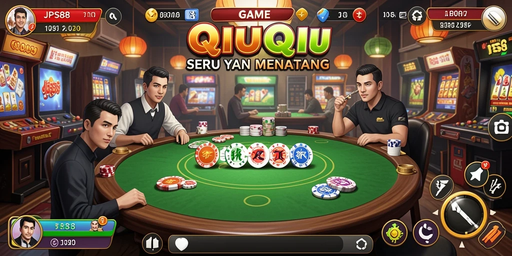 Screenshot gameplay JPS88 saat bermain QiuQiu yang seru.