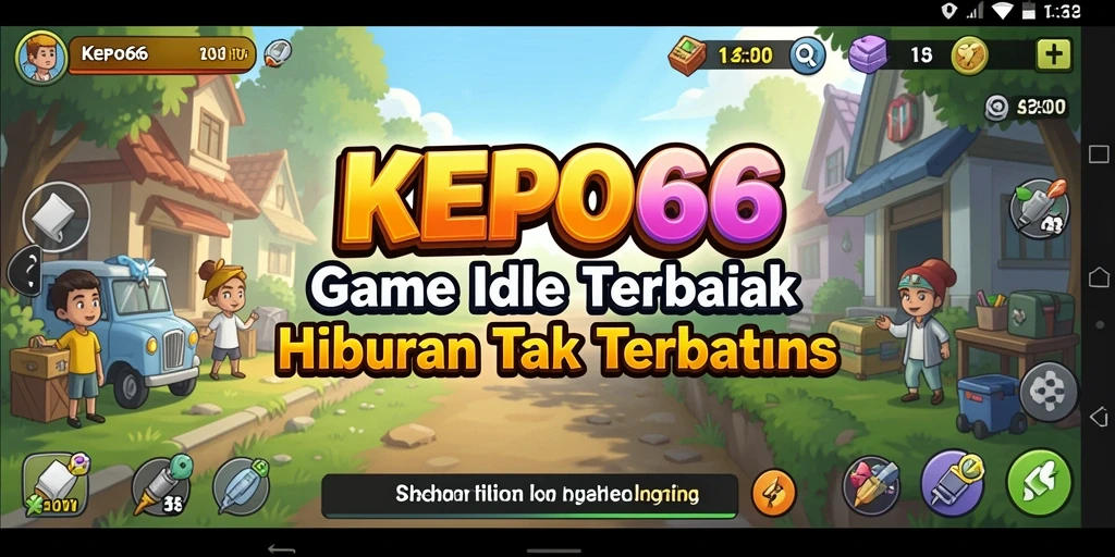 Screenshot utama KEPO66 menampilkan gameplay Idle yang menarik.