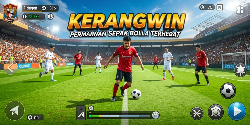 Gameplay KERANGWIN yang seru dan mendebarkan di lapangan.
