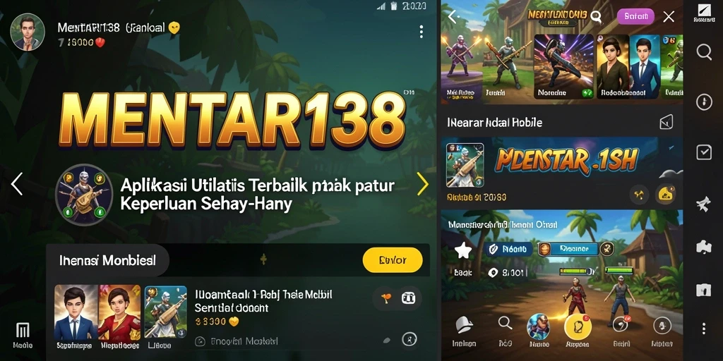 Tampilan antarmuka MENTARI138 yang user-friendly dan praktis.