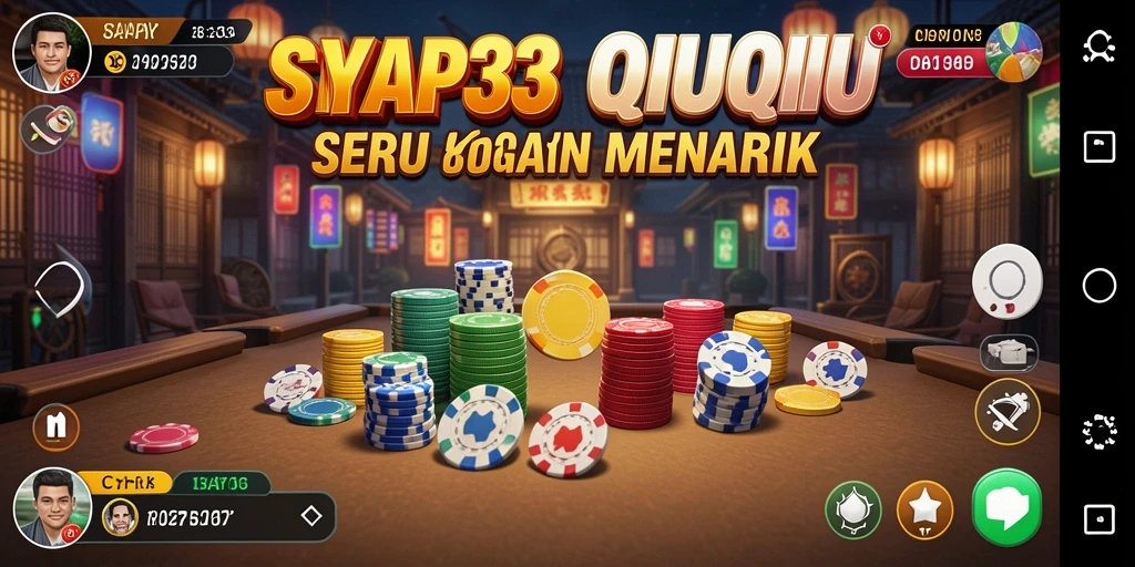 Tampilan gameplay QiuQiu yang menarik dan penuh warna.