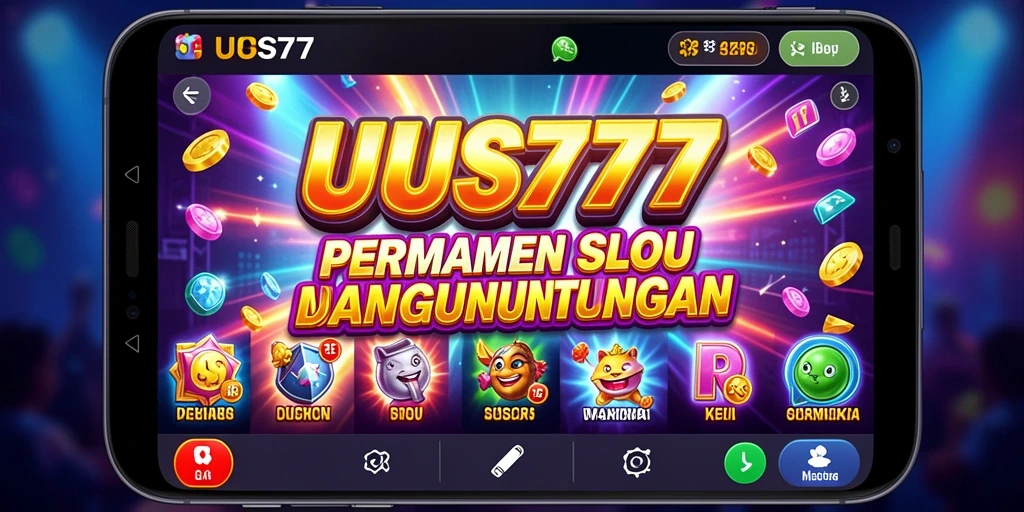 Tampilan utama gameplay slot UUS777 yang menggembirakan.